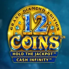 12 Coins Grand Diamond Edition logo by Wazdan Roostino Casino