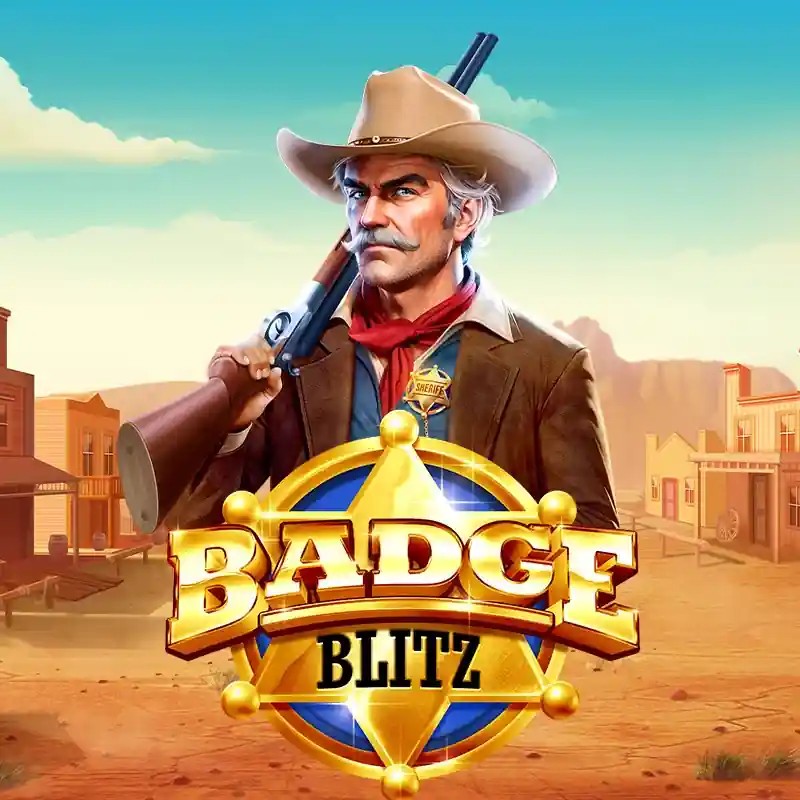 Enjoy Badge Blitz by Pragmatic Play – logo hosted on roostino-casino.eu