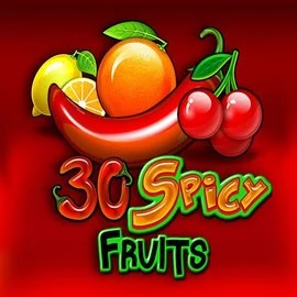 Official Slots logo: 30 Spicy Fruits by Amusnet Interactive at Roostino Casino