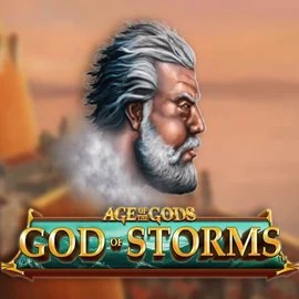 Age Of The Gods: God of Storms logo by Playtech Roostino Casino