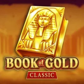 Book of Gold Classic online game logo by Playson on roostino-casino.eu