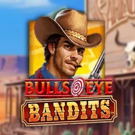 Bulls Eye Bandits online game logo by Origins on roostino-casino.eu