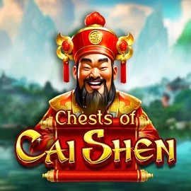 Chests of Cai Shen slot icon by Pragmatic Play, available at Roostino Casino