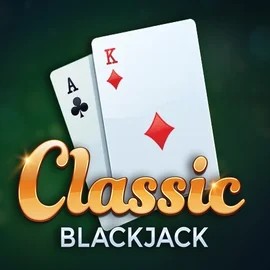 Classic Blackjack logo by Red Tiger Gaming Roostino Casino