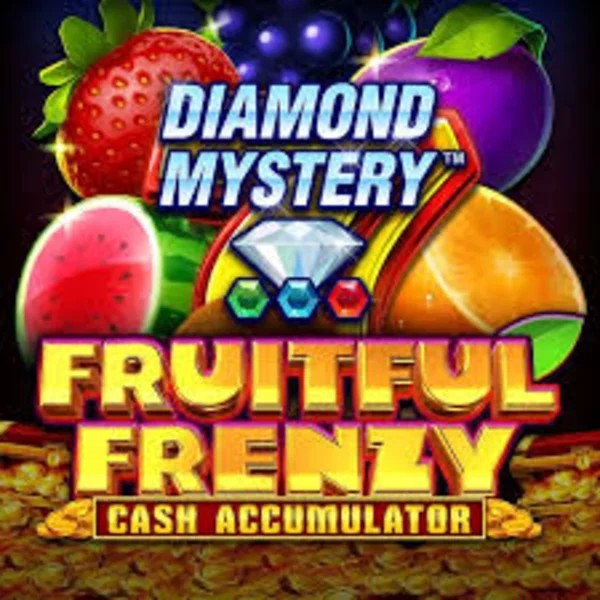 Diamond Mystery Fruitful Frenzy Cash Accumulator online game logo by Greentube on roostino-casino.eu