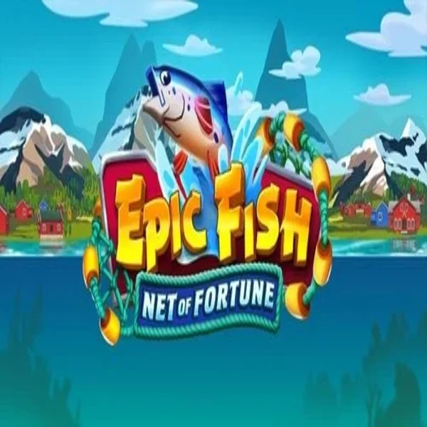 Epic Fish Net of Fortune online game logo by Quickspin on roostino-casino.eu