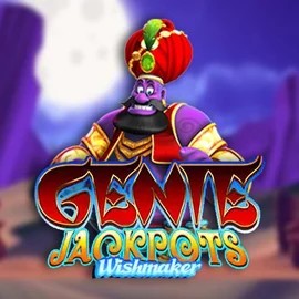 Genie Jackpots Wishmaker logo by Blueprint Gaming at Roostino Casino