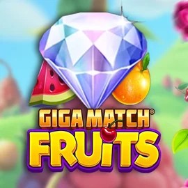Giga Match Fruits online game logo by RubyPlay on roostino-casino.eu