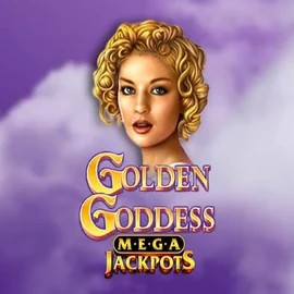 Jackpots logo of Golden Goddess Megajackpots from IGT at Roostino Casino