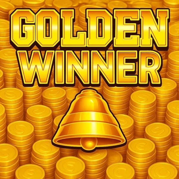 Golden Winner logo – Slots by Inspired Gaming at Roostino Casino