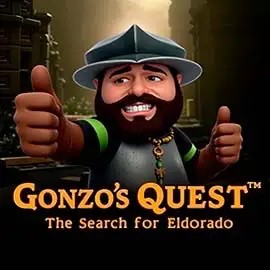 Gonzo's Quest game by NetEnt – logo hosted on Roostino Casino
