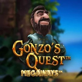 Gonzo's Quest Megaways logo by Red Tiger Gaming Roostino Casino