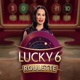 Live Casino logo of Lucky 6 Roulette from Pragmatic Play at Roostino Casino