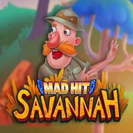 Mad Hit Savannah logo by RubyPlay Roostino Casino