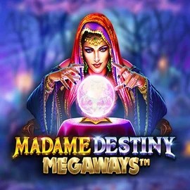 Madame Destiny Megaways by Pragmatic Play, showcased at roostino-casino.eu – game logo