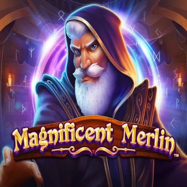 Try Magnificent Merlin slot by Greentube on roostino-casino.eu – logo image