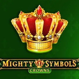 Slots logo of Mighty Symbols Crowns from Wazdan at Roostino Casino