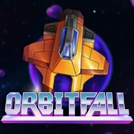 Orbitfall logo by ELK Studios at Roostino Casino