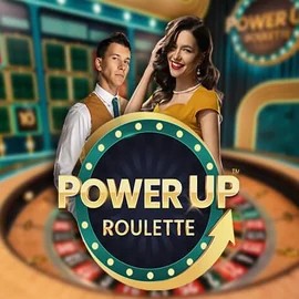 PowerUP Roulette online game logo by Pragmatic Play on roostino-casino.eu