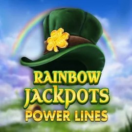 Rainbow Jackpots Power Lines slot visual from Red Tiger Gaming available on roostino-casino.eu