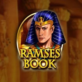 Ramses Book Deluxe slot visual from Gamomat available on roostino-casino.eu