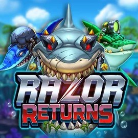 Razor Returns logo by Push Gaming at Roostino Casino