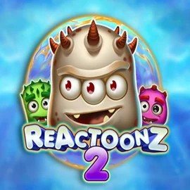 Reactoonz 2 by Play'n GO, showcased at roostino-casino.eu – game logo