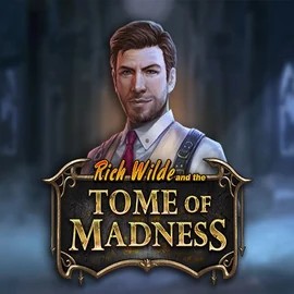 Official Slots logo: Tome of Madness by Play'n GO at Roostino Casino