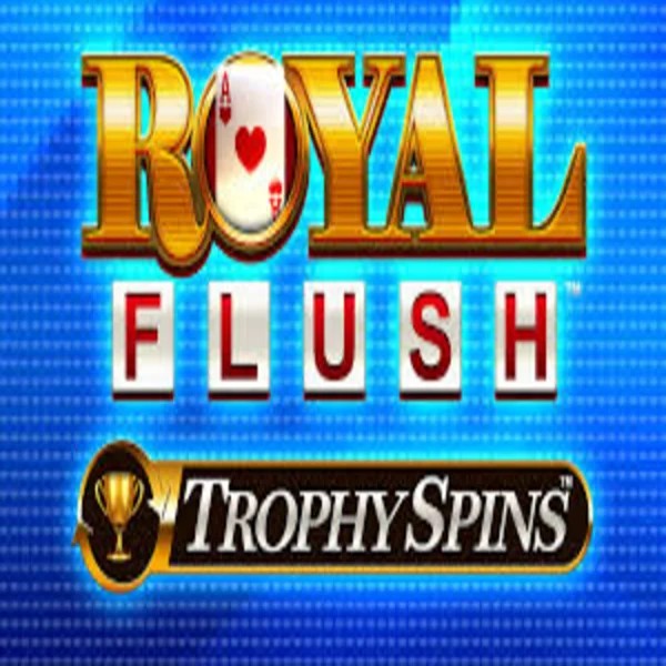 Royal Flush Trophy Spins logo by Greentube Roostino Casino