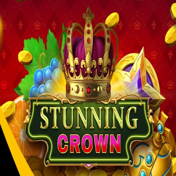 Stunning Crown slot icon by BF Games, available at Roostino Casino