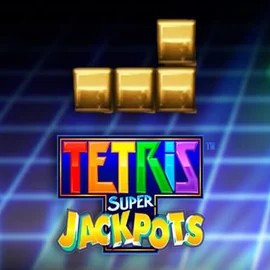 Tetris Super Jackpots casino game by WMS – featured logo at Roostino Casino