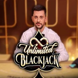Unlimited Blackjack slot icon by Ezugi, available at Roostino Casino
