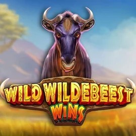 Wild Wildebeest Wins logo by Pragmatic Play at Roostino Casino